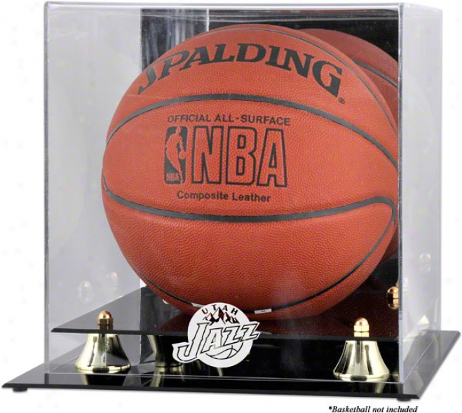 Utau Jazz Auspicious Classic Logo Basketball Display Case