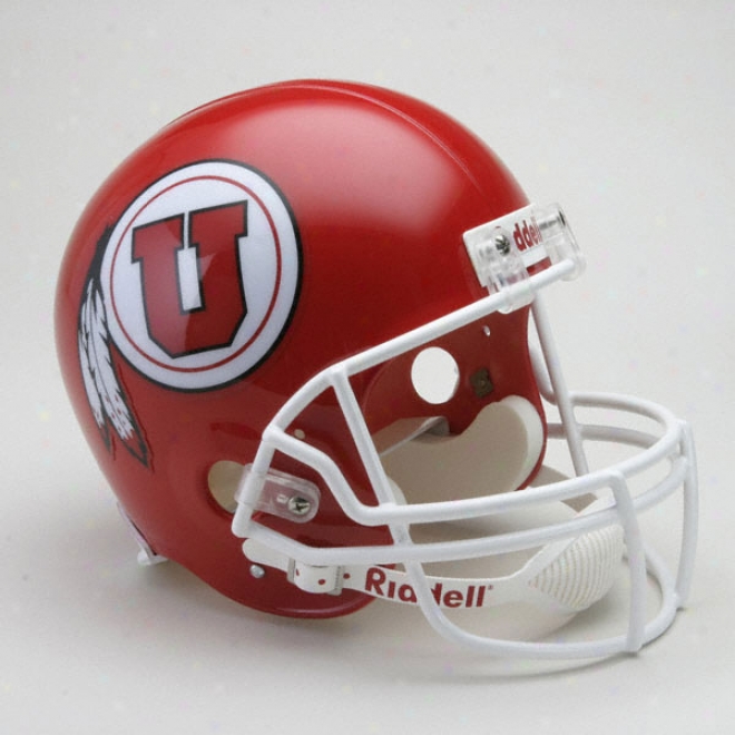 Utah Utes Deluxe Replica Riddell Helmet