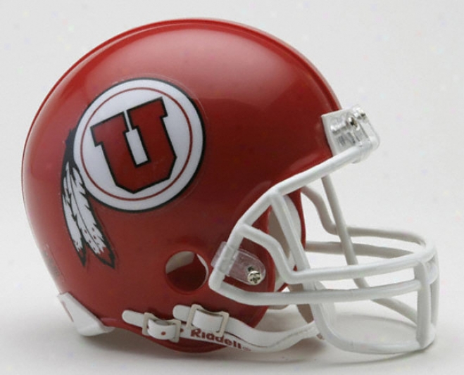 Utah Utes Riddell Mini Helmet