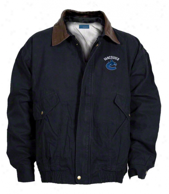 Vancouver Canucks Jacket: Ships Reebok Navigator Jacket