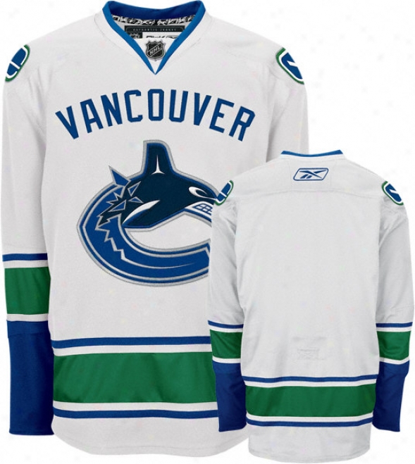 Vancouver Canucks -white- Authentic Rbk Edge Jersey