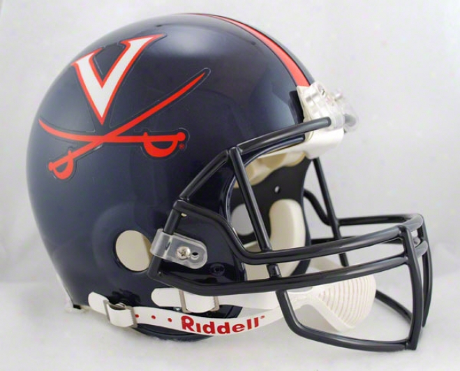 Virginia Cavaliers Authentic Pro Line Riddell Full Size Hwlmet