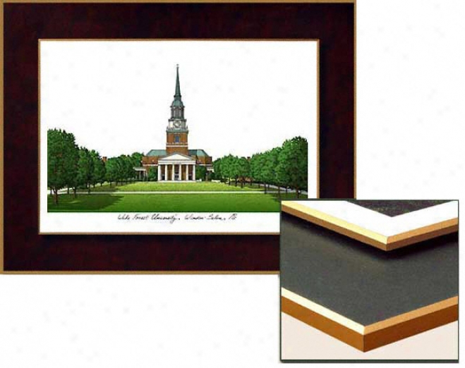 Wake Forest Demon Deacons Collegiate Laminated Lithograph