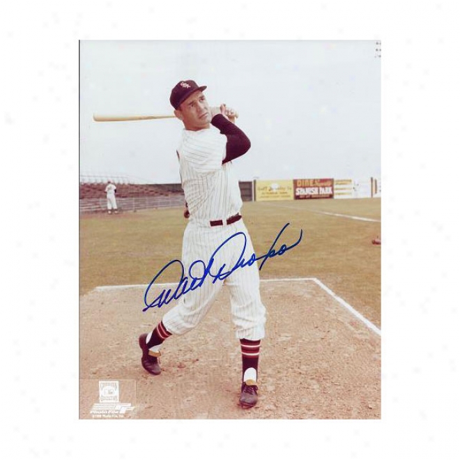 Walt Dropo Autographed Chicago Wjite Sox 8x10 Photo