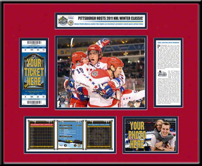 Washington Capitals 2011 Winter Elegant Ticket Frame