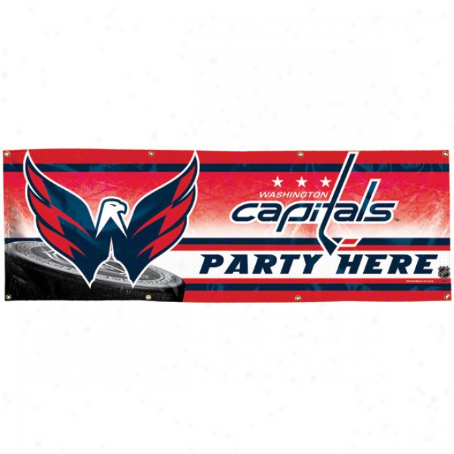 Washington Capitals 2x6 Vinyl Banner