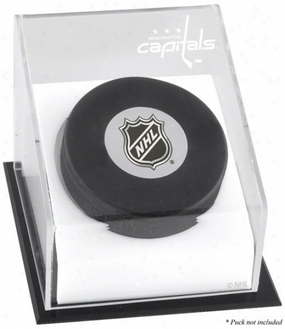 Washington Capitals Hockey Puck Logo Display Case