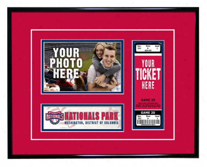 Washington Nationals - Game Day - Ticket Frame