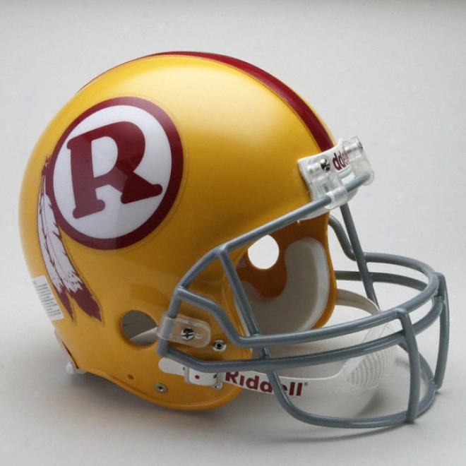 Washington Rsdskins 1970-1971 Authentic Pro Lineage Riddell Throwback Fill Size Helmet