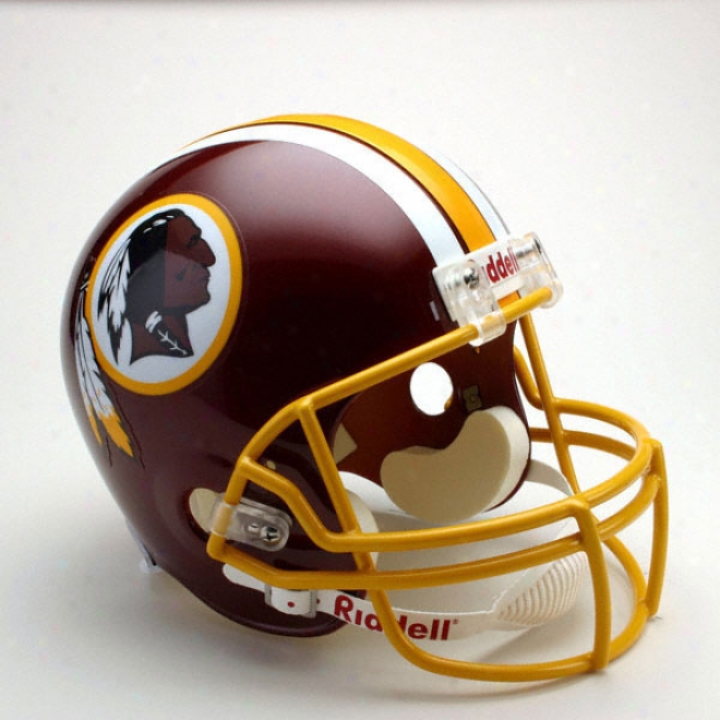 Washington Redskins Deluxe Replica Riddell Full Size Helmet