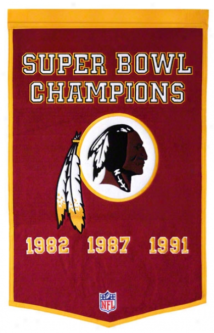 Washington Redskins Dynasty Banner