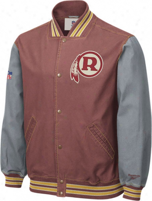 Washington Redskins Throwback Canvas Jacket