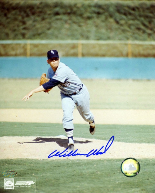 Wilbur Wood Chicago White Sox 8x10 Autographed Photograph