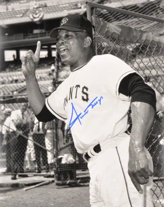 Willie Mays Autographed Photograph  Details: San Francisco Giants, 11x14