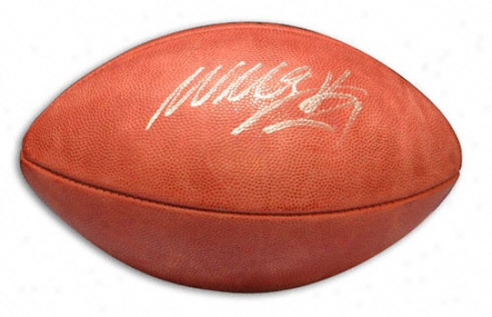 Willis Mcgahee Autographed Football