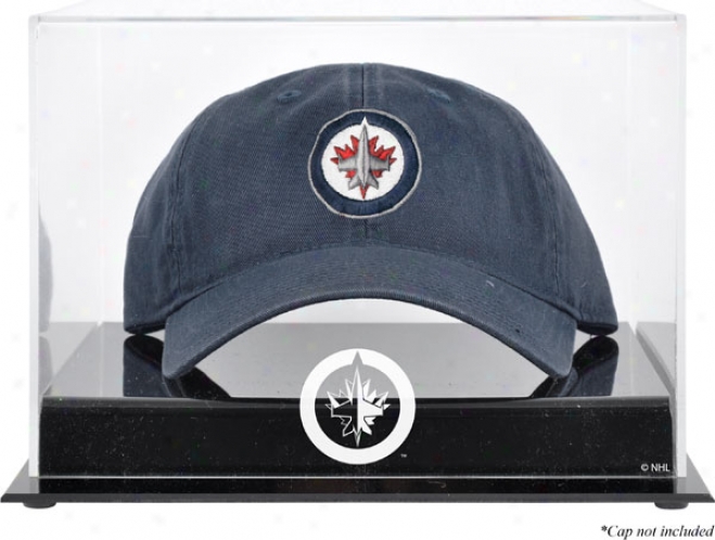 Winnipeg Jets Acrylic Cap Logo Display Case