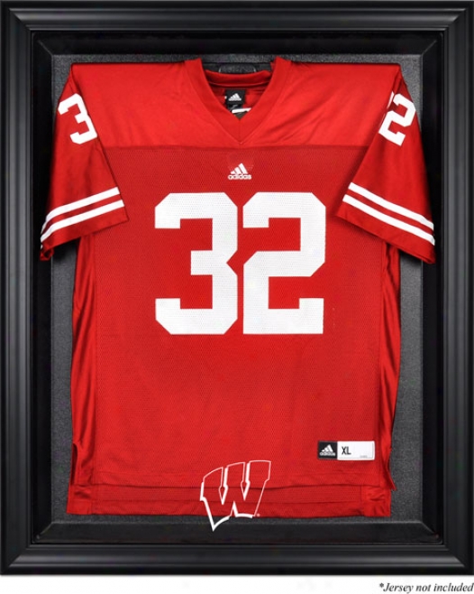 Wisconsin Badgers Framed Logo Jersey Display Case