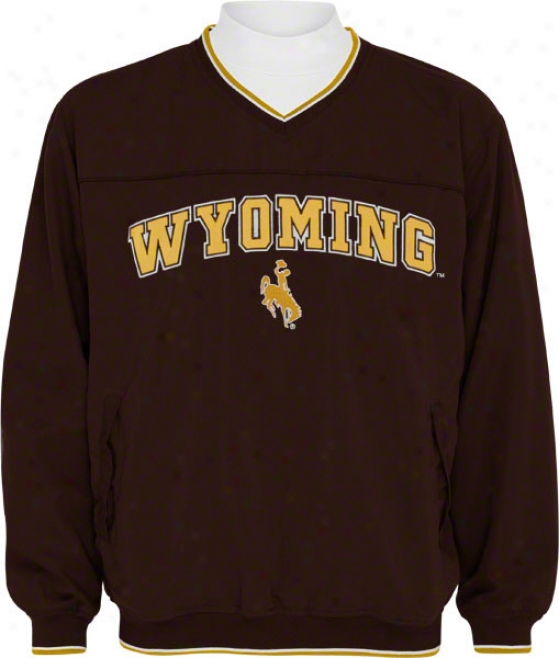 Wyoming Cowboys Windshirt/lonb Sleeve Mockneck Combo Pack