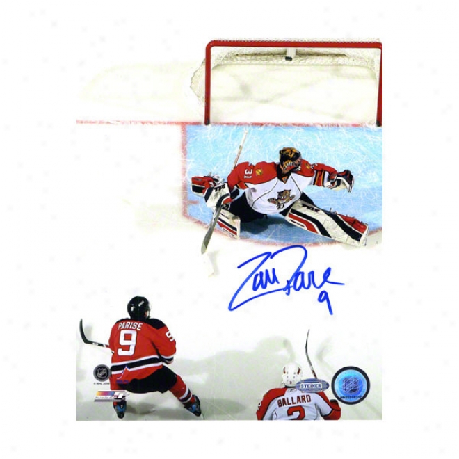 Zach Parise New Jersey Devils 8x10 Autographed Photograph