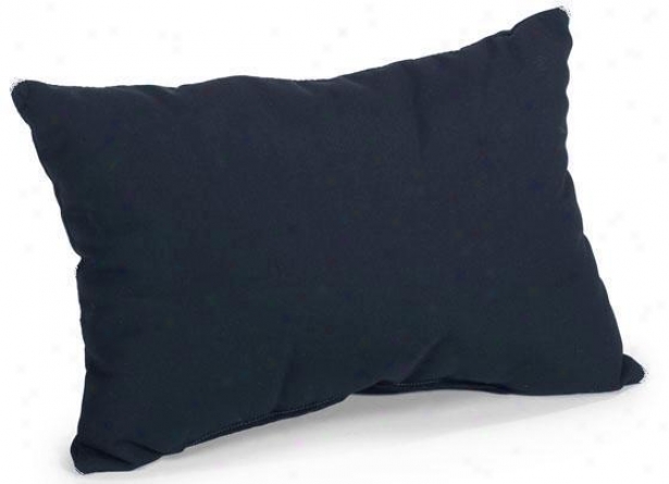 "19""w Outroor Throw Pillow - 19""wx12""d, Denim Outdura"