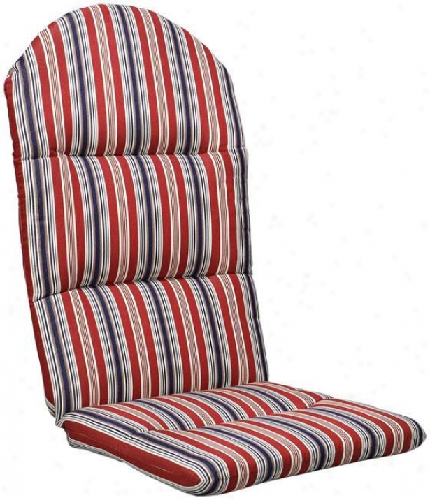 "20.5""w Outdoor Chair Cushion For Montauk Adirondack - 2""hx20.5""wx49""d, Trrce Amrca Otd"