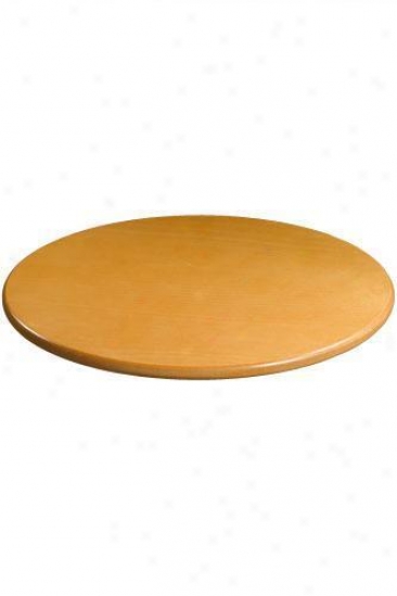 "24""d Hardwood Veneer Lazy Susan - 42""d, Ivory"