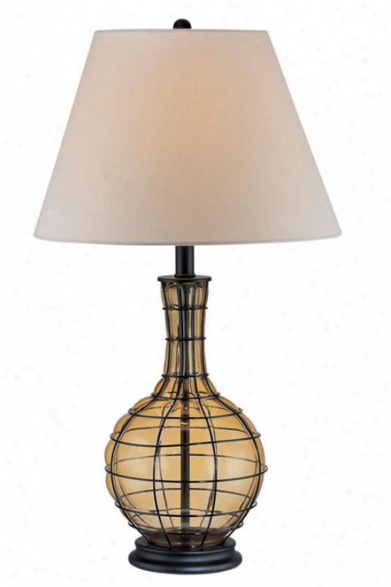 "abeillees Ii Amber Table Lamp - 29""h X 16""w, Copper"