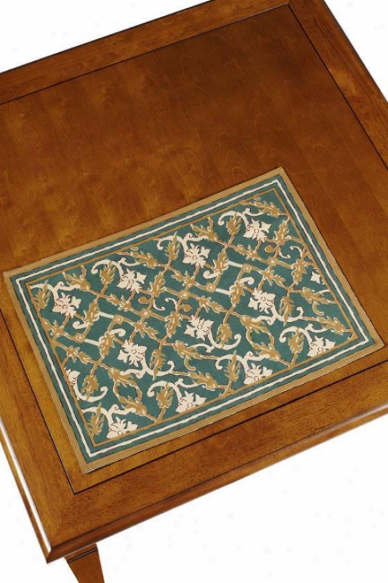 Acanthus Situation Mats - Set Of 4 - Acanthus Design, Green