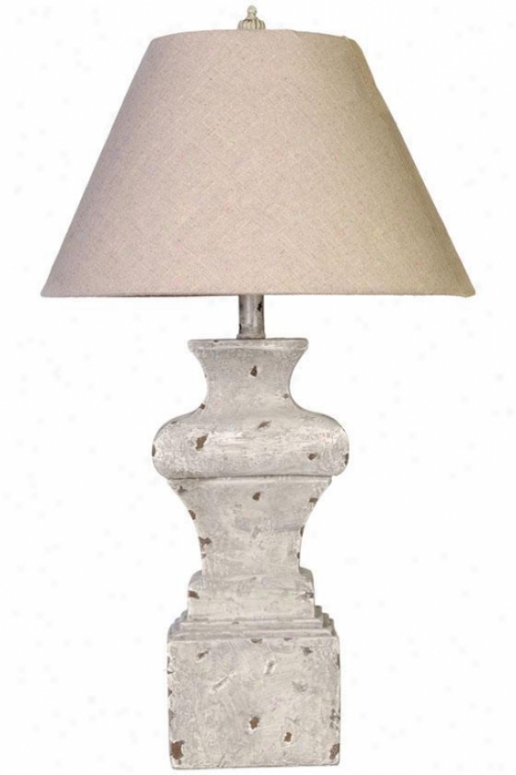 "adonis Table Lamp - 29""hx16.5""f, Ivory"