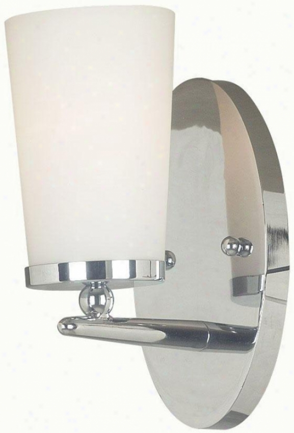 Aerial Wall Sconce - 1-light, Steel Gray-haired Nickel