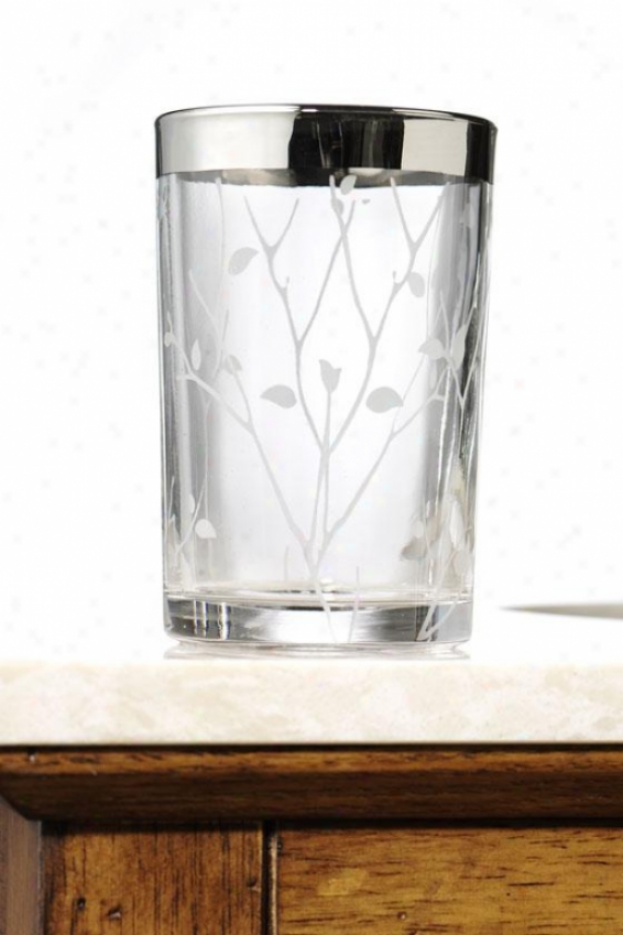 Alhambra Bath Tumbler - Tumbler, Glass W/platinm