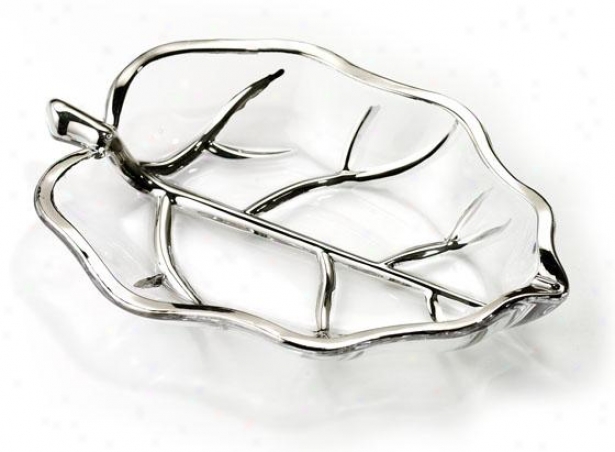 Alhambra Soap Dish - Soap Dish, Glass W/platinm