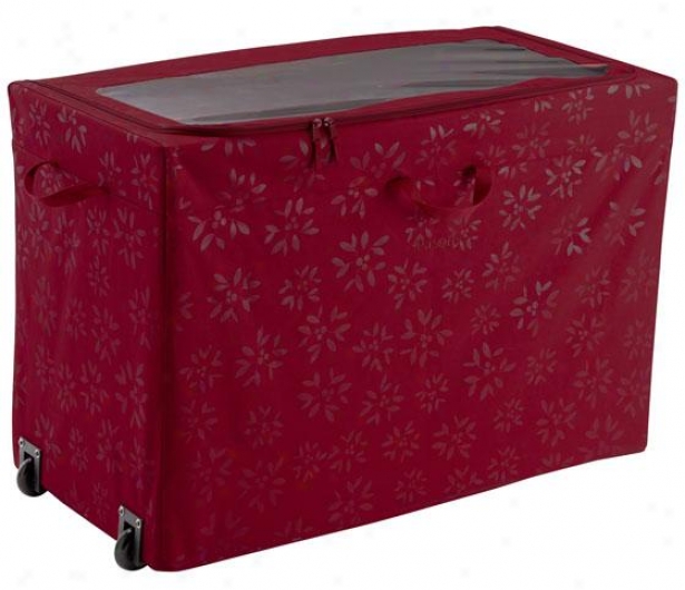 "all-purpose Rolling Storage - 24""hx18""w, Crimson Red"