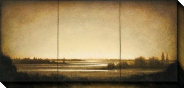 Amber Light I Canvas Wall Art - I, Sepia