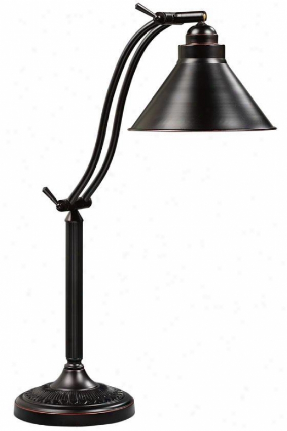 "amherst Adjustable Desk Lamp - 27""hx8""d, Oil Rubbed Bronze"