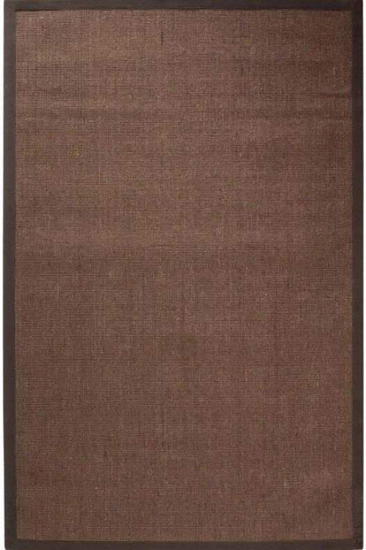 Amherst Sisal Area Rug - 6'octagon, Chocolate Brown