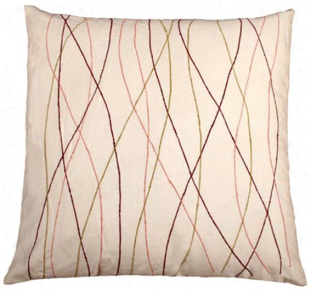 Aneta Pillow - 18x18, Ivory