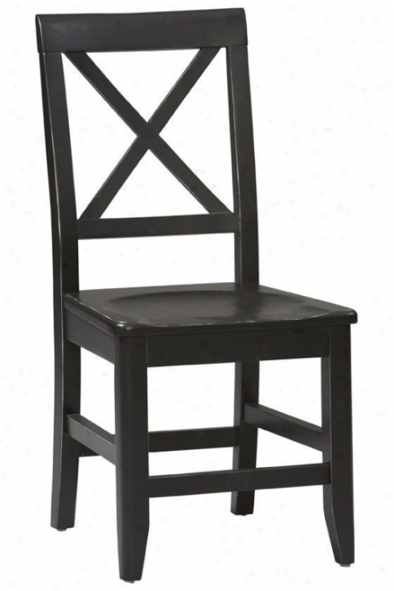 "anna Dining Chair - 36.65""hx17.25""w, Black"