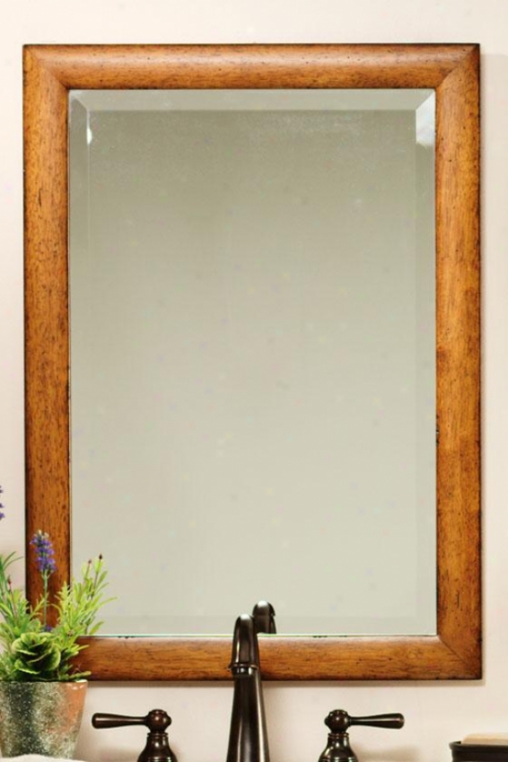 "apothecary Mirror - 19.75""wx27.5""h, Oak"