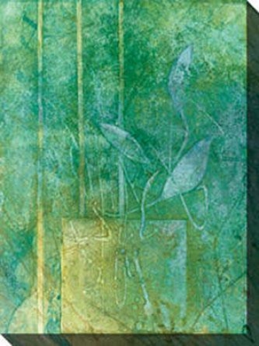 Aqueous Ii Canvas Wall Art - Ii, Verdant