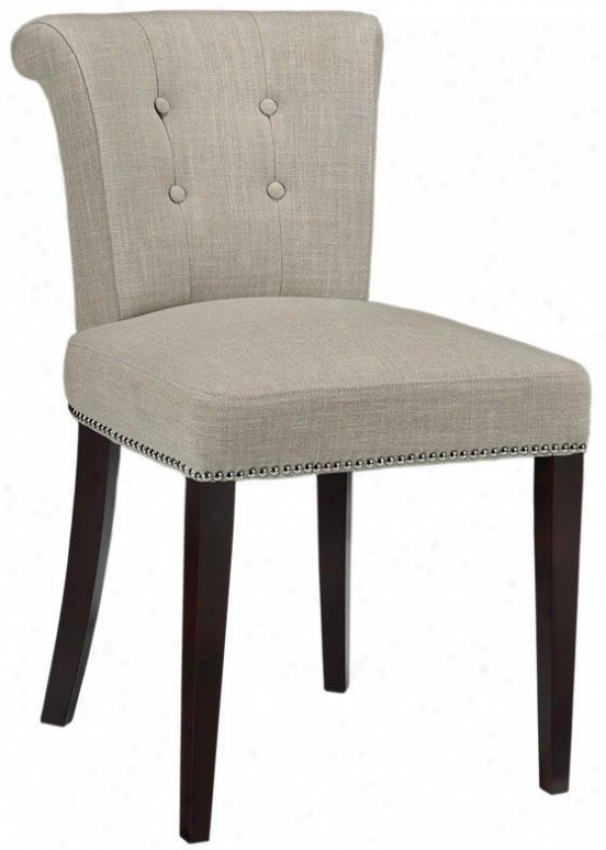 "arion Side Chair - Place Of 2 - 34"" 2pk, Beige Linen"