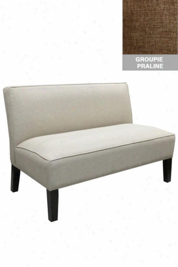 "armless Love Seat - 33""h, Grp Prln-b"