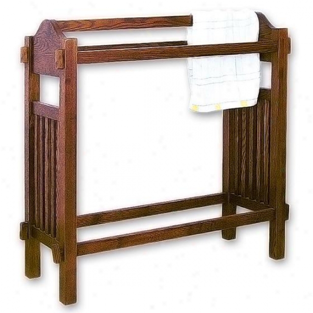 "artisan Quilr Rack - 36""hx32""w, Brown"