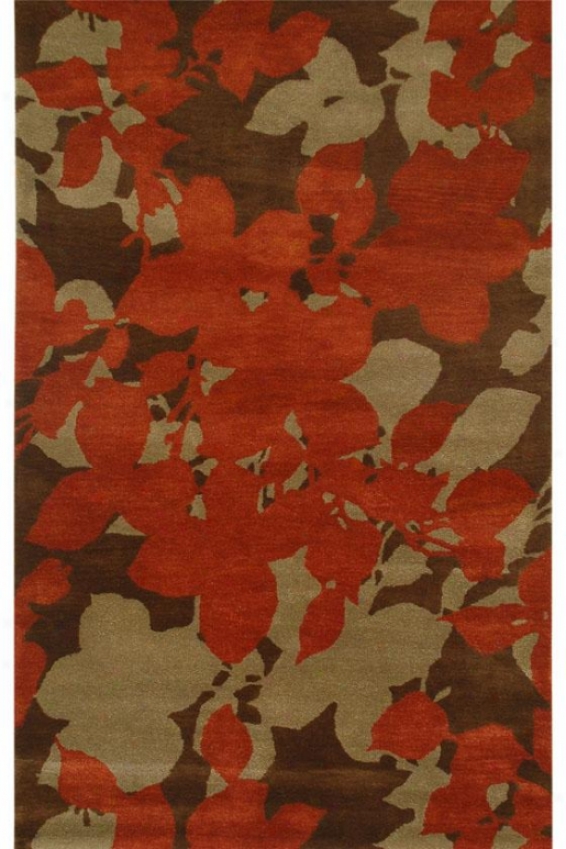 Aqhland Area Rug Ii - 2'x3', Chocolate Brown