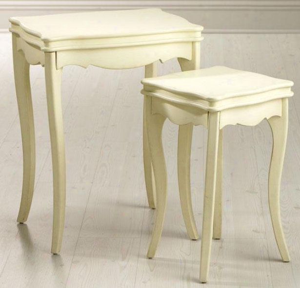 "ashley Painted Accent Nesting Tables - 26""hx20""w, Candlelight"