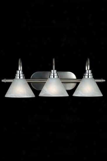 Astoria 3-light Bath Lighting - Three-light, Silver