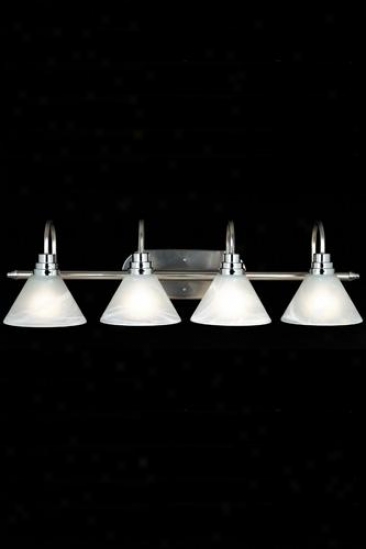 Astoria 4-light Bath Lighting - Four-light, Silver