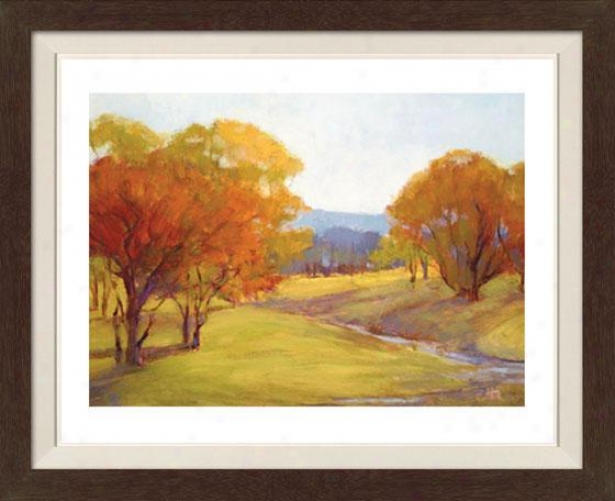 Autumn Day I Framed Wall Art - I, Fltd Espresso