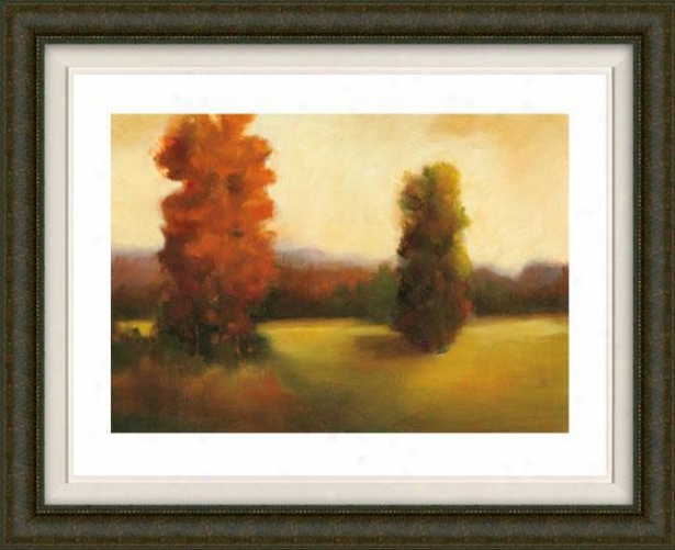 Autumn Dusk Ii Framed Wall Art - Ii, Fltd Burlwood