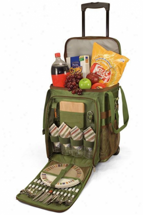 "avalanche Picnic Cooler - 21""hx14""wx16""d, Pine/lttce Strp"